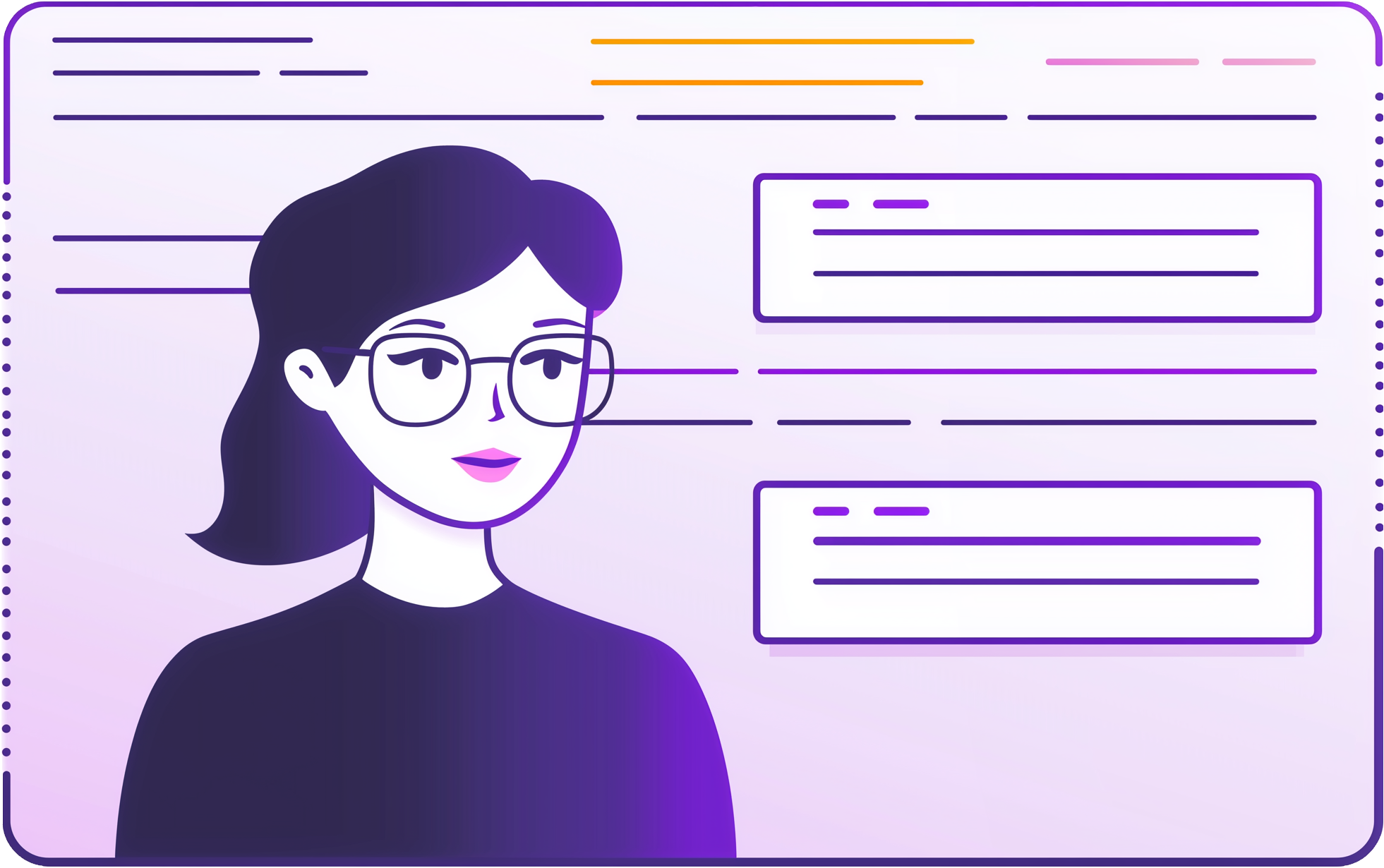 Female recruiter using ClaraHire on a desktop